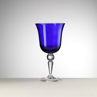Mario Luca Giusti Saint Moritz water glass bicolour Blue - Buy now on ShopDecor - Discover the best products by MARIO LUCA GIUSTI design