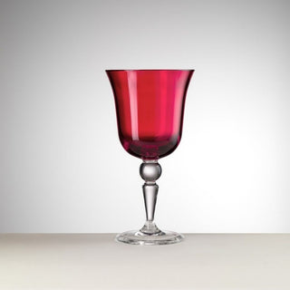 Mario Luca Giusti Saint Moritz water glass bicolour Ruby - Buy now on ShopDecor - Discover the best products by MARIO LUCA GIUSTI design