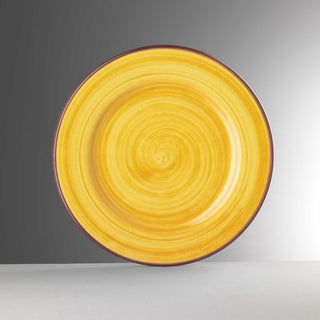 Mario Luca Giusti Saint Tropez shallow plate diam. 27 cm. - 10.63 in. Yellow - Buy now on ShopDecor - Discover the best products by MARIO LUCA GIUSTI design