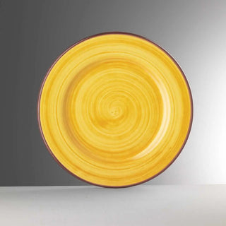 Mario Luca Giusti Saint Tropez shallow plate diam. 27 cm. - 10.63 in. Yellow - Buy now on ShopDecor - Discover the best products by MARIO LUCA GIUSTI design