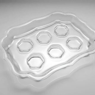 Mario Luca Giusti Six tray 51x40 cm. - 20.08x15.75 in. Transparent - Buy now on ShopDecor - Discover the best products by MARIO LUCA GIUSTI design