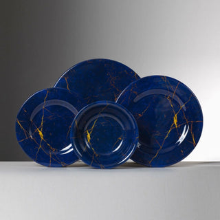 Mario Luca Giusti Lapislazzulo fruit plate diam. 23 cm. - 9.06 in. - Buy now on ShopDecor - Discover the best products by MARIO LUCA GIUSTI design