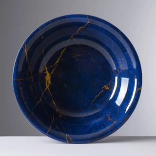 Mario Luca Giusti Lapislazzulo soup plate diam. 19 cm. - 7.48 in. - Buy now on ShopDecor - Discover the best products by MARIO LUCA GIUSTI design
