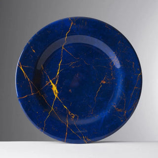 Mario Luca Giusti Lapislazzulo fruit plate diam. 23 cm. - 9.06 in. - Buy now on ShopDecor - Discover the best products by MARIO LUCA GIUSTI design