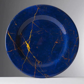 Mario Luca Giusti Lapislazzulo dinner plate diam. 27 cm. - 10.63 in. - Buy now on ShopDecor - Discover the best products by MARIO LUCA GIUSTI design
