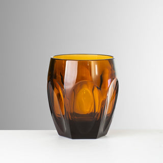 Mario Luca Giusti Novella water glass Amber - Buy now on ShopDecor - Discover the best products by MARIO LUCA GIUSTI design