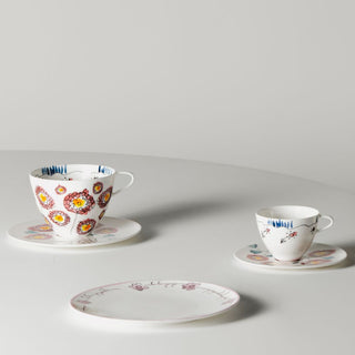Marni by Serax Midnight Flowers cappuccino cup with saucer - Buy now on ShopDecor - Discover the best products by MARNI BY SERAX design