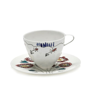 Marni by Serax Midnight Flowers coffee cup high with saucer Anemone Milk Buy on Shopdecor MARNI BY SERAX collections