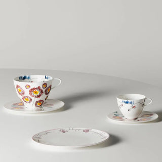 Marni by Serax Midnight Flowers coffee cup high with saucer - Buy now on ShopDecor - Discover the best products by MARNI BY SERAX design