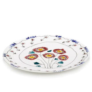 Marni by Serax Midnight Flowers serving plate anemone milk diam. 31 cm. - Buy now on ShopDecor - Discover the best products by MARNI BY SERAX design