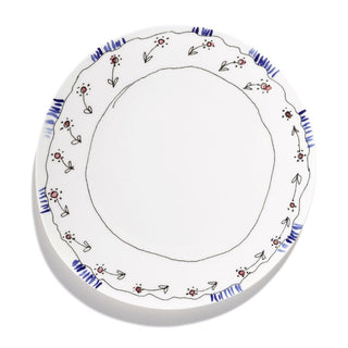 Marni by Serax Midnight Flowers dinner plate Anemone Milk 28 cm - 11.03 inch - Buy now on ShopDecor - Discover the best products by MARNI BY SERAX design