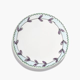 Marni by Serax Midnight Flowers dinner plate Blossom Milk 24 cm - 9.45 inch - Buy now on ShopDecor - Discover the best products by MARNI BY SERAX design