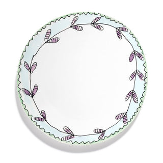 Marni by Serax Midnight Flowers dinner plate Blossom Milk 28 cm - 11.03 inch - Buy now on ShopDecor - Discover the best products by MARNI BY SERAX design