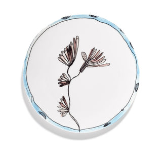 Marni by Serax Midnight Flowers dinner plate Camelia Aubergine 24 cm - 9.45 inch - Buy now on ShopDecor - Discover the best products by MARNI BY SERAX design