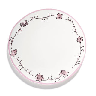 Marni by Serax Midnight Flowers dinner plate Dark Viola 28 cm - 11.03 inch - Buy now on ShopDecor - Discover the best products by MARNI BY SERAX design