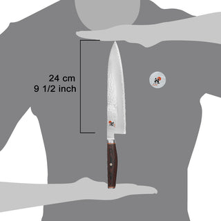 Miyabi 6000MCT Knife Gyutoh 24 cm steel - Buy now on ShopDecor - Discover the best products by MIYABI design