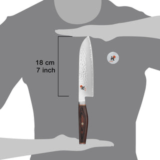 Miyabi 6000MCT Knife Santoku 18 cm steel - Buy now on ShopDecor - Discover the best products by MIYABI design