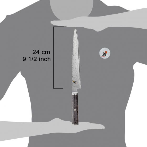 Faca de corte japonesa SUJIHIKI 4000FC 24 cm, Miyabi 🔵 €241 Faca de corte japonesa SUJIHIKI 4000FC 24 cm, Miyabi 🔵 €241