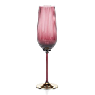 Nason Moretti Cote d'or striped flute violet - Buy now on ShopDecor - Discover the best products by NASON MORETTI design