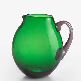 Nason Moretti Dandy pitcher green with blueberry handle - Buy now on ShopDecor - Discover the best products by NASON MORETTI design