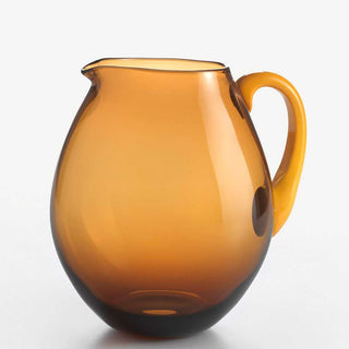 Nason Moretti Dandy pitcher brown with yellow sunflower handle - Buy now on ShopDecor - Discover the best products by NASON MORETTI design