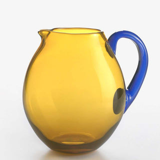 Nason Moretti Dandy pitcher yellow with blue handle - Buy now on ShopDecor - Discover the best products by NASON MORETTI design