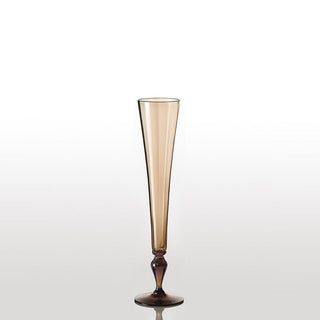 Nason Moretti Excess optic flute - Murano glass Nason Moretti Brown - Buy now on ShopDecor - Discover the best products by NASON MORETTI design