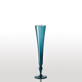Nason Moretti Excess optic flute - Murano glass Nason Moretti Air force blue - Buy now on ShopDecor - Discover the best products by NASON MORETTI design