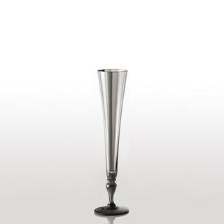 Nason Moretti Excess optic flute - Murano glass Nason Moretti Grey - Buy now on ShopDecor - Discover the best products by NASON MORETTI design