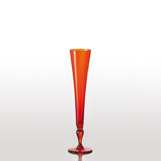 Nason Moretti Excess optic flute - Murano glass Nason Moretti Orange - Buy now on ShopDecor - Discover the best products by NASON MORETTI design