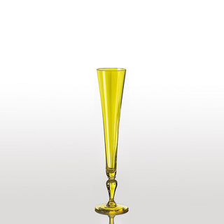Nason Moretti Excess optic flute - Murano glass Nason Moretti yellow - Buy now on ShopDecor - Discover the best products by NASON MORETTI design