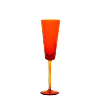 Nason Moretti Gigolo champagne flute - Murano glass Nason Moretti Orange - Buy now on ShopDecor - Discover the best products by NASON MORETTI design