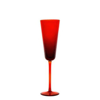 Nason Moretti Gigolo champagne flute - Murano glass Nason Moretti Red - Buy now on ShopDecor - Discover the best products by NASON MORETTI design