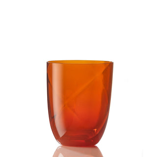 Nason Moretti Idra lente water glass - Murano glass Nason Moretti Orange - Buy now on ShopDecor - Discover the best products by NASON MORETTI design
