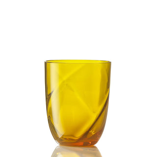 Nason Moretti Idra lente water glass - Murano glass Nason Moretti yellow - Buy now on ShopDecor - Discover the best products by NASON MORETTI design