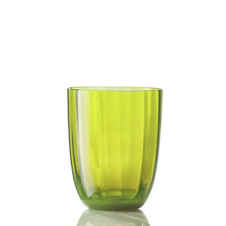 Nason Moretti Idra optic water glass - Murano glass Nason Moretti Acid green - Buy now on ShopDecor - Discover the best products by NASON MORETTI design