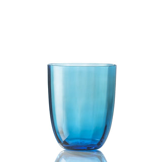 Nason Moretti Idra optic water glass - Murano glass Nason Moretti Aquamarine - Buy now on ShopDecor - Discover the best products by NASON MORETTI design