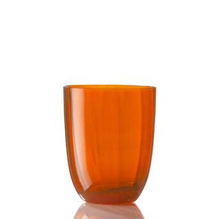 Nason Moretti Idra optic water glass - Murano glass Nason Moretti Orange - Buy now on ShopDecor - Discover the best products by NASON MORETTI design
