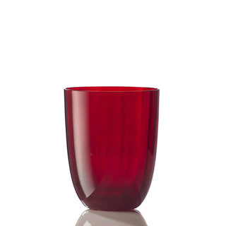 Nason Moretti Idra optic water glass - Murano glass Nason Moretti Red - Buy now on ShopDecor - Discover the best products by NASON MORETTI design