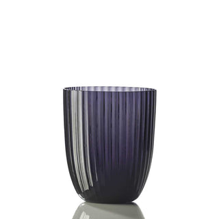 Nason Moretti Idra striped water glass - Murano glass Nason Moretti Periwinkle - Buy now on ShopDecor - Discover the best products by NASON MORETTI design