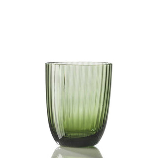 Nason Moretti Idra striped water glass - Murano glass Nason Moretti Soraya green - Buy now on ShopDecor - Discover the best products by NASON MORETTI design