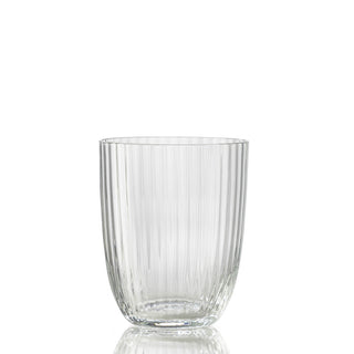 Nason Moretti Idra striped water glass - Murano glass Transparent - Buy now on ShopDecor - Discover the best products by NASON MORETTI design