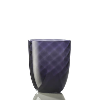 Nason Moretti Idra twisted optic water glass - Murano glass Nason Moretti Periwinkle - Buy now on ShopDecor - Discover the best products by NASON MORETTI design
