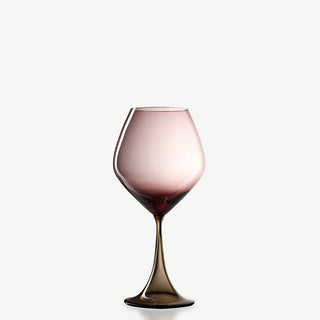 Nason Moretti Mille e Una Notte shiraz wine chalice violet and brown - Buy now on ShopDecor - Discover the best products by NASON MORETTI design