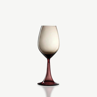 Nason Moretti Mille e Una Notte pinot noir wine chalice brown and violet - Buy now on ShopDecor - Discover the best products by NASON MORETTI design
