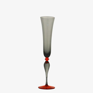 Nason Moretti Superbe flute - Murano glass Nason Moretti Grey - Buy now on ShopDecor - Discover the best products by NASON MORETTI design