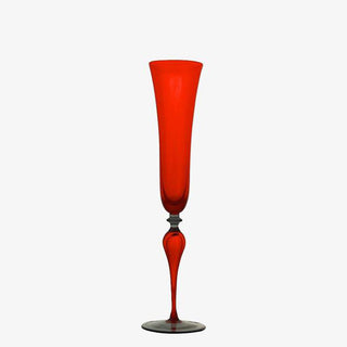 Nason Moretti Superbe flute - Murano glass Nason Moretti Red - Buy now on ShopDecor - Discover the best products by NASON MORETTI design