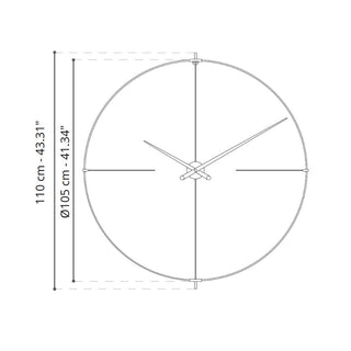 Nomon Bilbao L wall clock - Buy now on ShopDecor - Discover the best products by NOMON design