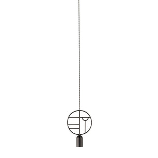 Nomon Wooden Dots pendant lamp Graphite WD01 - Buy now on ShopDecor - Discover the best products by NOMON design