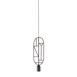 Nomon Wooden Dots pendant lamp Graphite WD02 - Buy now on ShopDecor - Discover the best products by NOMON design